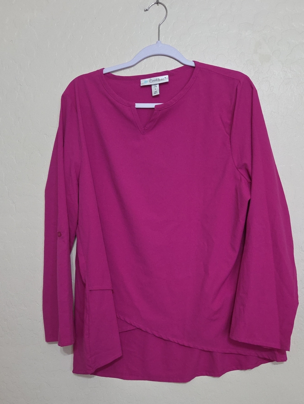 Coolibar Deep Magenta Long Sleeve Sun Top